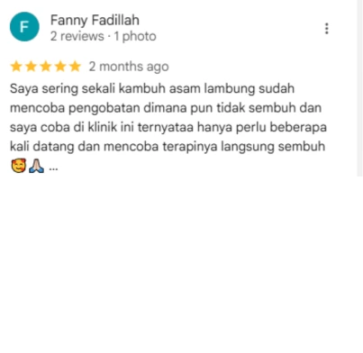 Testimoni Review Google Maps Klinik Sinse Ren Ai 4